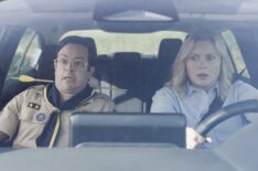 Richie Moriarty and Rose McIver in 'Ghosts' Season 5