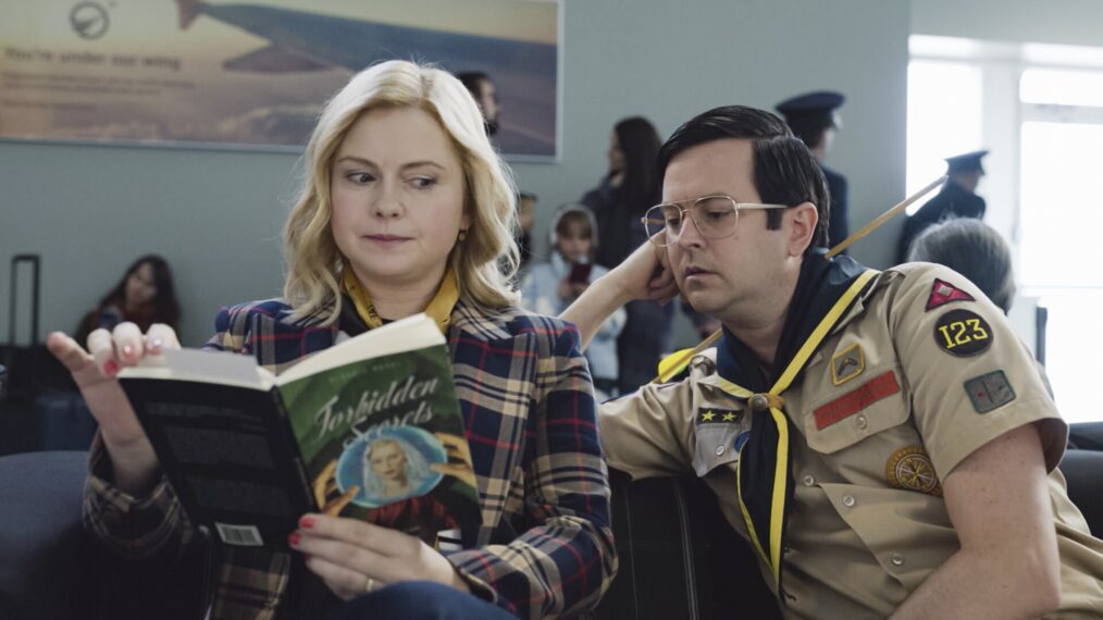 Rose McIver and Richie Moriarty in 'Ghosts' Season 5