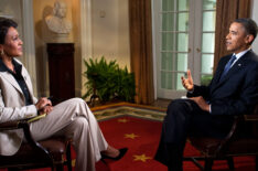 Robin Roberts and Barack Obama on 'Good Morning America'