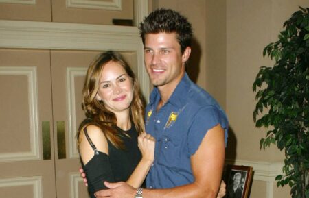 Natalia Livingston and Greg Vaughan at 'General Hospital' fan event in 2003