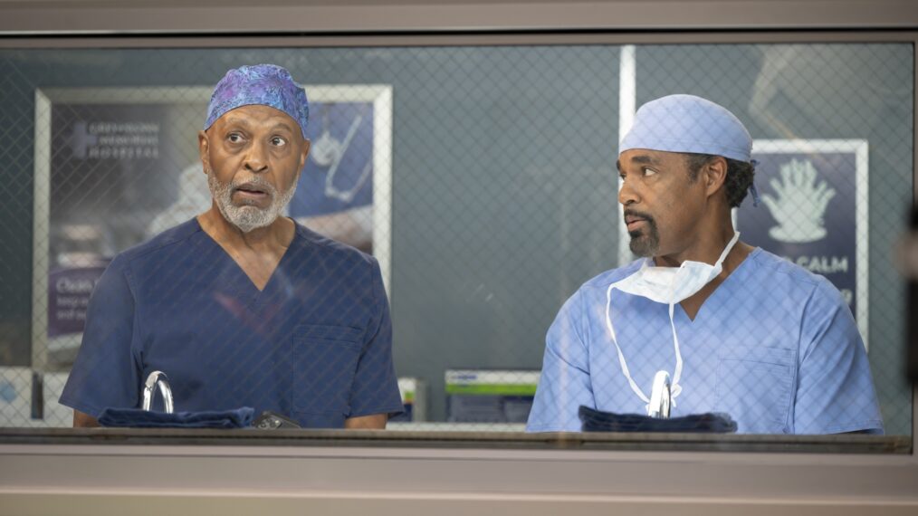 James Pickens Jr. and Jason George in 'Grey's Anatomy'