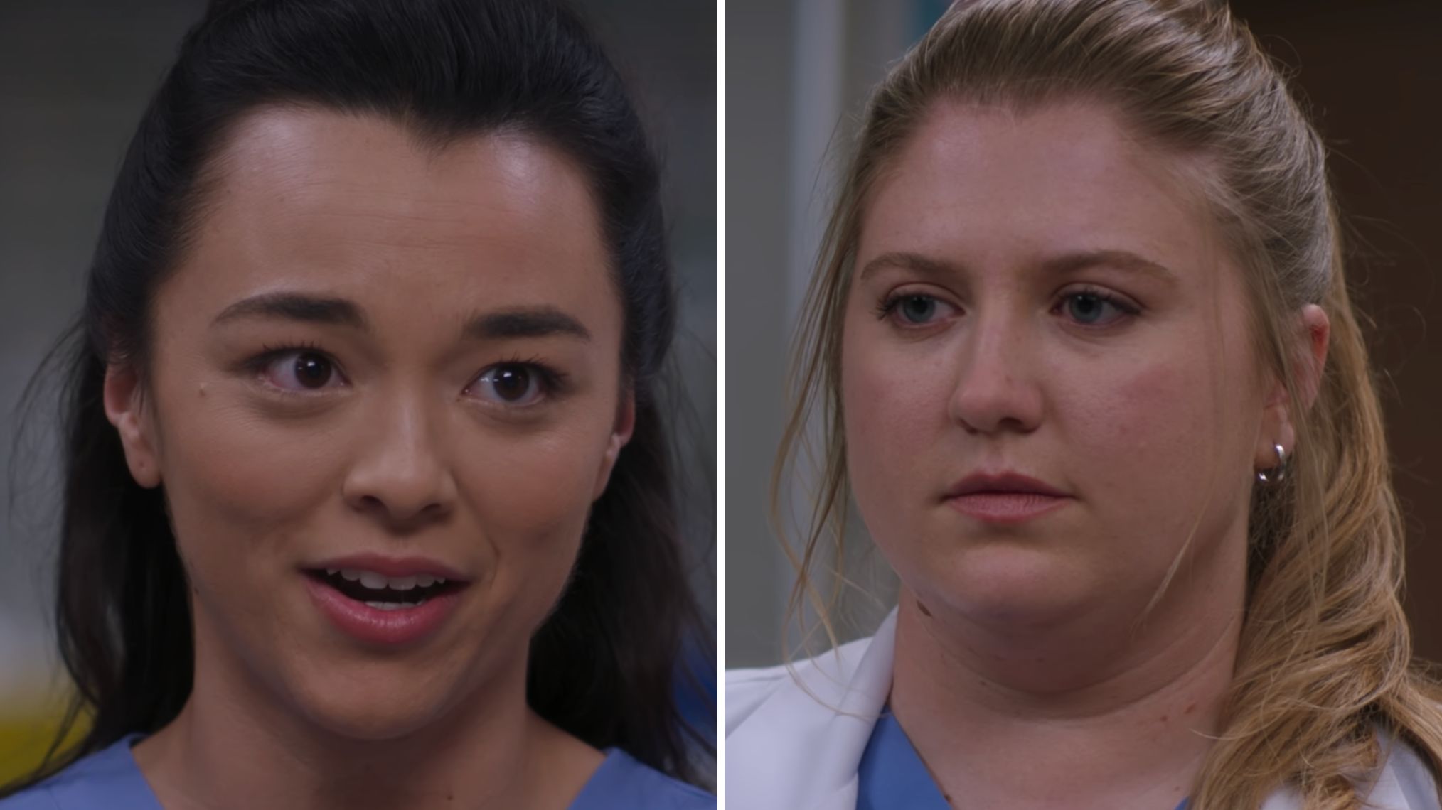 Midori Francis and Jaicy Elliot in 'Grey's Anatomy' Season 20
