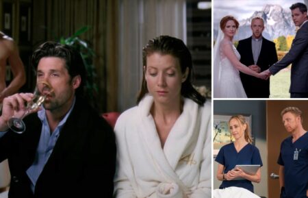 Patrick Dempsey and Kate Walsh, Sarah Drew and Justin Bruening, Kim Raver and Kevin McKidd on 'Grey's Anatomy'