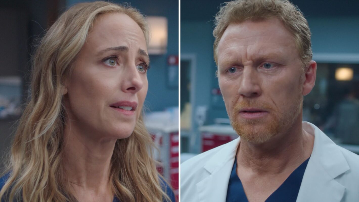 Kim Raver and Kevin McKidd on 'Grey's Anatomy' Season 21 Episode 18