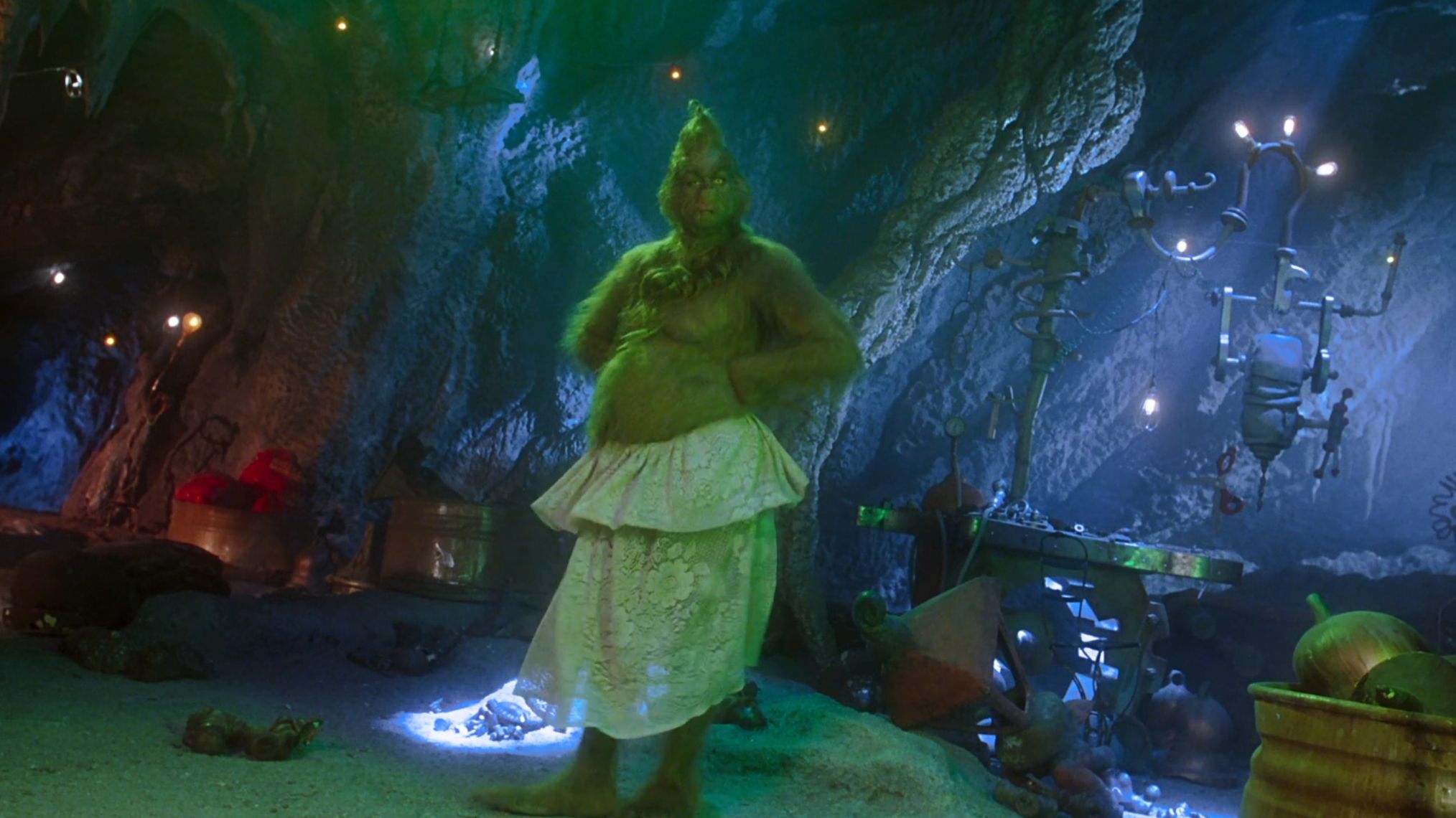 Jim Carrey as the Grinch in 'How the Grinch Stole Christmas'