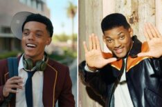 Jabari Banks ('Bel-Air') and Will Smith ('Fresh Prince') as Will