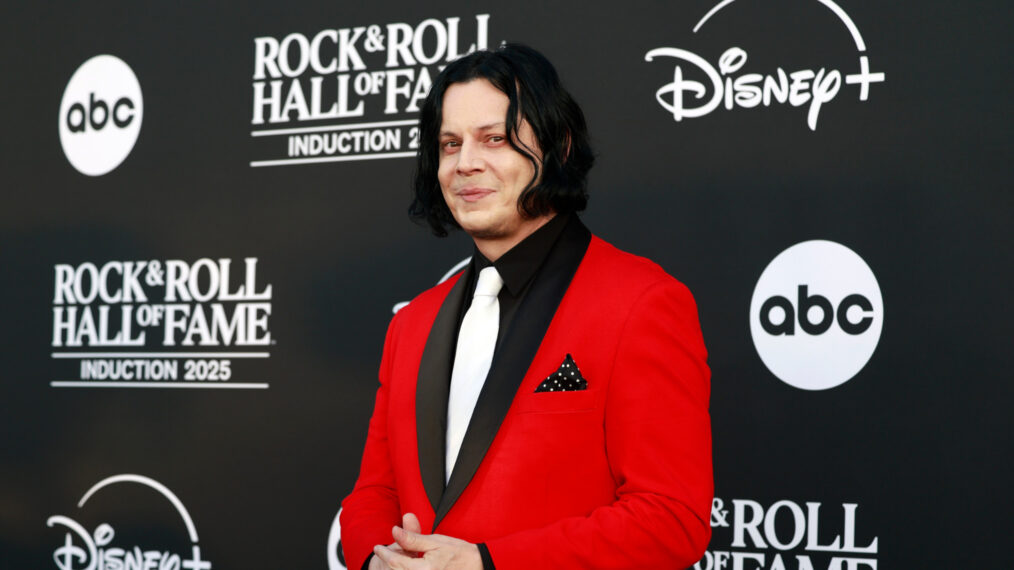 Jack White at the 2025 Rock and Roll Hall of Fame Induction Ceremony at Peacock Theater in Los Angeles on November 8, 2025