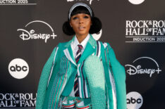 Janelle Monáe at the 2025 Rock and Roll Hall of Fame Induction Ceremony at Peacock Theater in Los Angeles on November 8, 2025