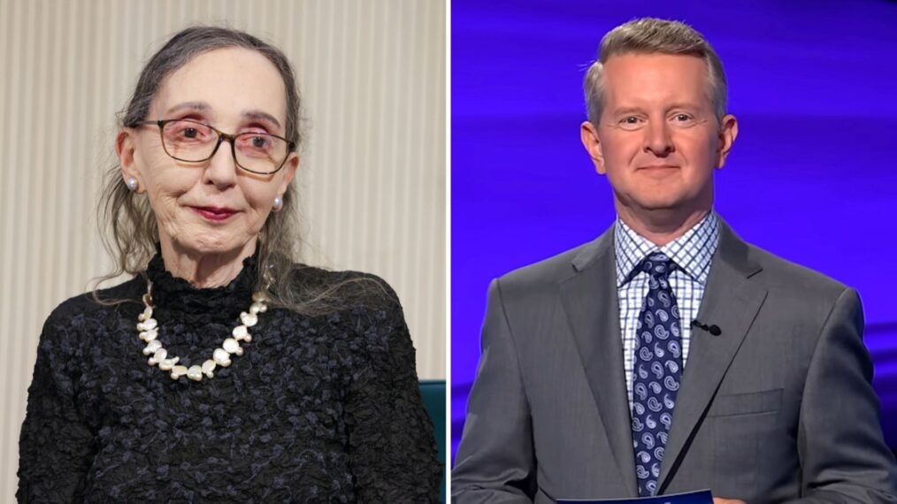 (left) Author Joyce Carol Oates in December 6, 2024, (right) Ken Jennings on 'Jeopardy!'