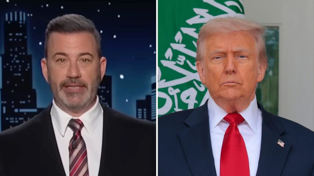 Jimmy Kimmel and Donald Trump
