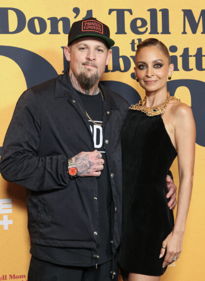 oel Madden and Nicole Richie attend the Los Angeles premiere of