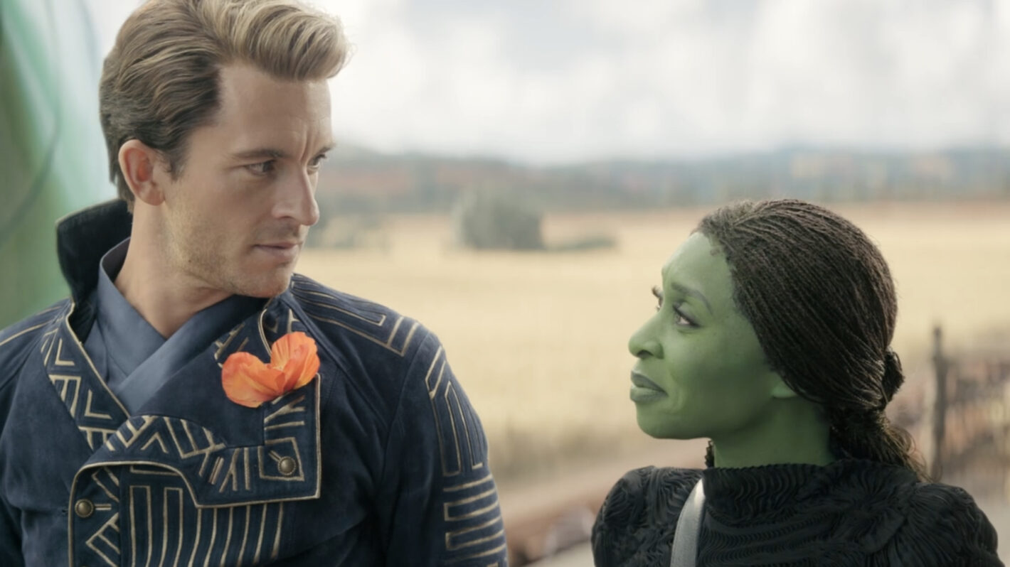 Jonathan Bailey and Cynthia Erivo in 'Wicked'