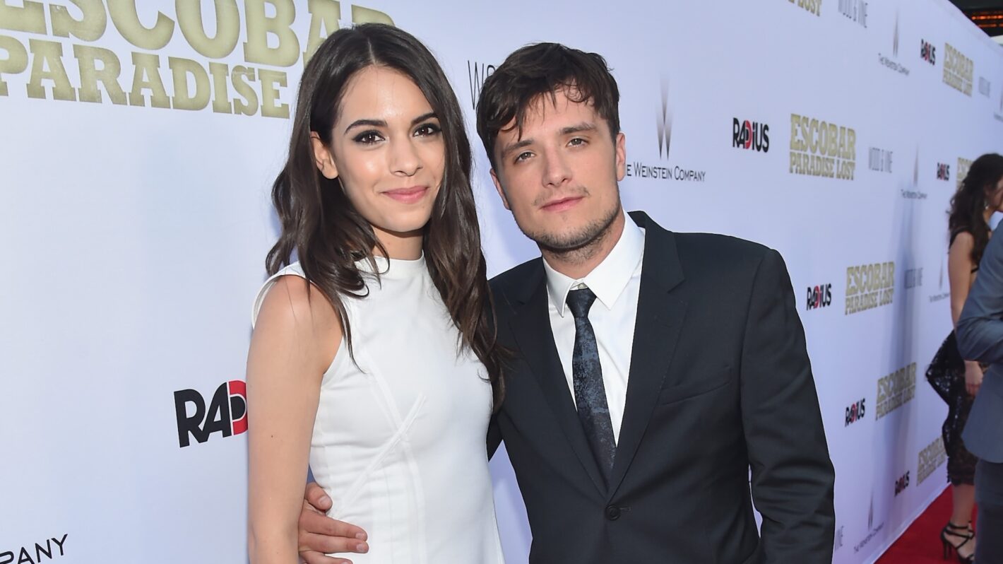 Actors Claudia Traisac and Josh Hutcherson attend the premiere of RADiUS and The Weinstein Company's 