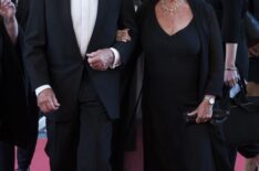 Actress Judi Dench and David Mills attend the 'Red Joan' premiere during the 66th San Sebastian International Film Festival at the Kursaal Palace on September 25, 2018 in San Sebastian, Spain.