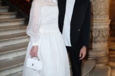 Keira Knightley and James Righton attend the Chanel Haute Couture Fall/Winter 2024-2025 show as part of Paris Fashion Week on June 25, 2024 in Paris, France.