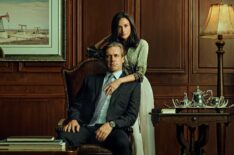 Demi Moore and Jon Hamm in 'Landman'