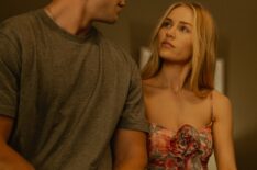 Mitchell Slaggert and Michelle Randolph in 'Landman' Season 1