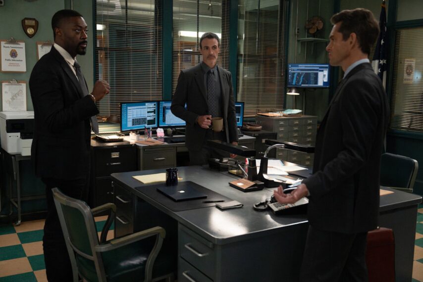 David Ajala as Det. Theo Walker, Reid Scott as Detective Vincent Riley, Hugh Dancy as A.D.A. Nolan Price — 'Law & Order' Season 25 Episode 7 "Guardian"