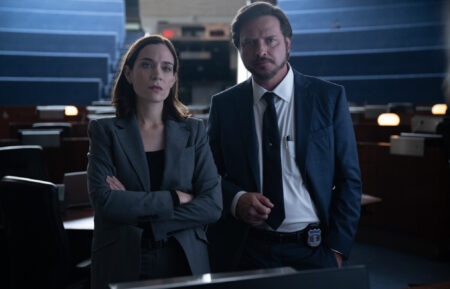 Kathleen Munroe as Detective Sergeant Frankie Bateman and Aden Young as Detective Sergeant Henry Graff — 'Law & Order Toronto: Criminal Intent'