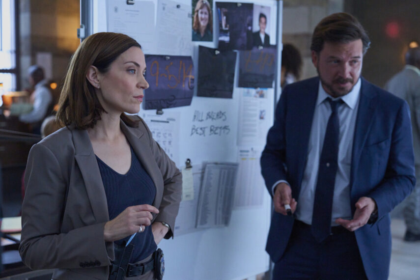 Kathleen Munroe as Detective Sergeant Frankie Bateman and Aden Young as Detective Sergeant Henry Graff — 'Law & Order Toronto: Criminal Intent'