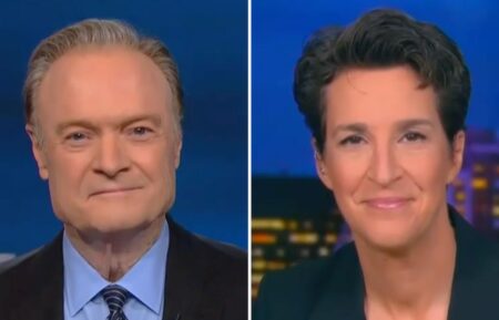 Lawrence O'Donnell and Rachel Maddow