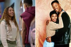 Simone Joy Jones ('Bel-Air') and Nia Long ('Fresh Prince') as Lisa