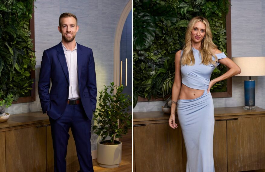 Meghann and Derrek at the 'Married at First Sight' Season 19 reunion