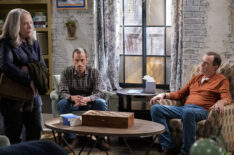 Kathy Bates as Madeline Matlock, Niko Nicotera as Joey, and Tim Ransom as Orlando in 'Matlock' Season 2 Episode 7, 'Prior Bad Acts'