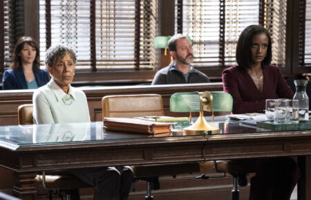 Vernée Watson as Celeste and Skye P. Marshall as Olympia in 'Matlock' Season 2 Episode 7, 'Prior Bad Acts'