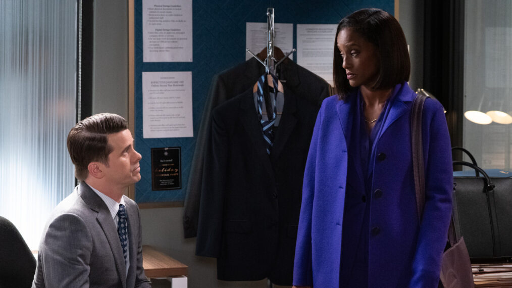 Skye P. Marshall and Jason Ritter in 'Matlock' Season 2 Episode 8