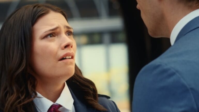 Ruby crying to James in the 'Maxton Hall' Season 2 finale