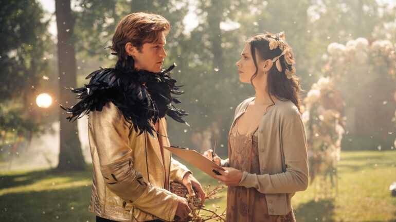 James (Damian Hardung), Ruby (Harriet Herbig-Matten) in the 'Maxton Hall' Season 2