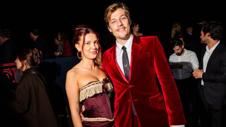 Millie Bobby Brown and Jake Bongiovi attend Netflix's "Stranger Things" Season 5 World Premiere