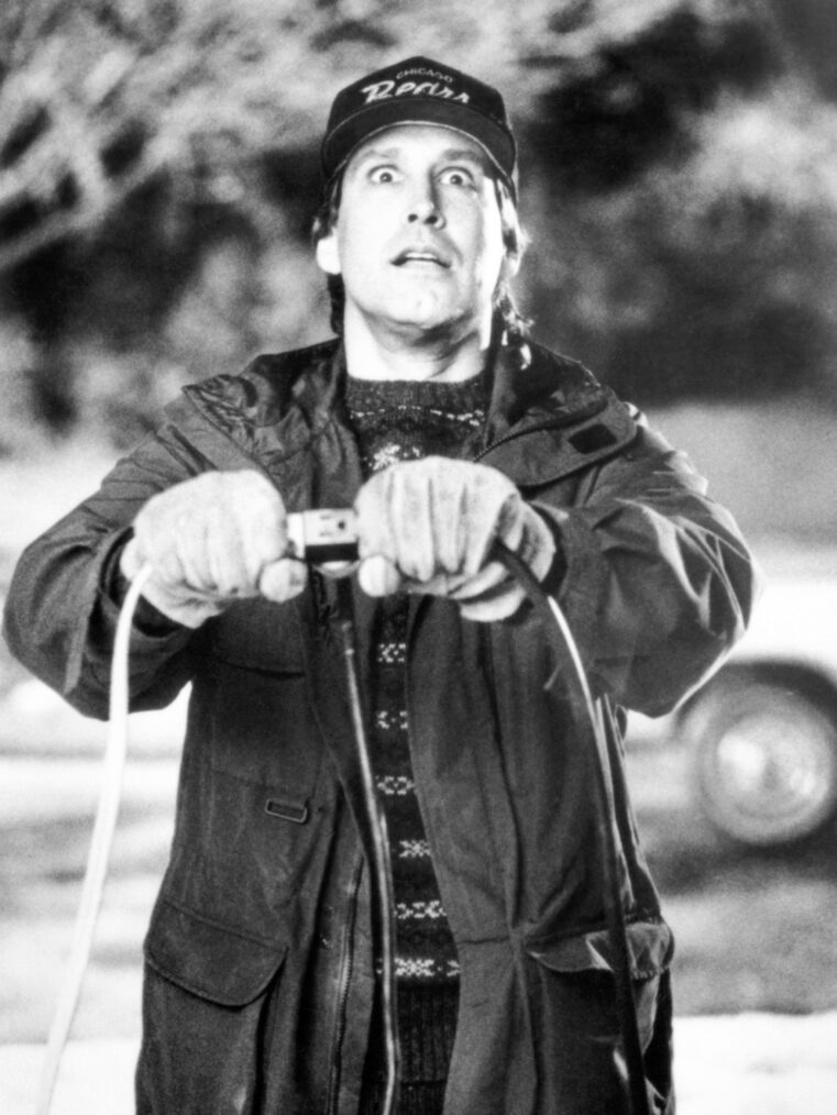 Chevy Chase in 'National Lampoon's Christmas Vacation'