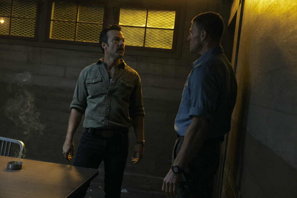 Kyle Schmid as Mike Franks and Austin Stowell as Leroy Jethro Gibbs — 'NCIS: Origins' Season 2 Episode 5 