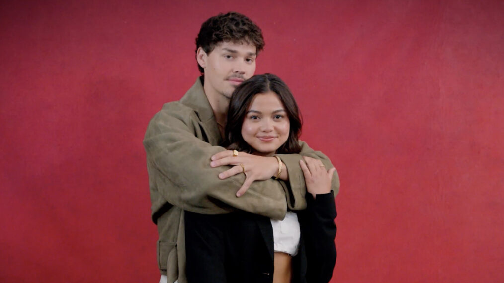 Noah Beck and Siena Agudong of 'Sidelined 2: Intercepted'