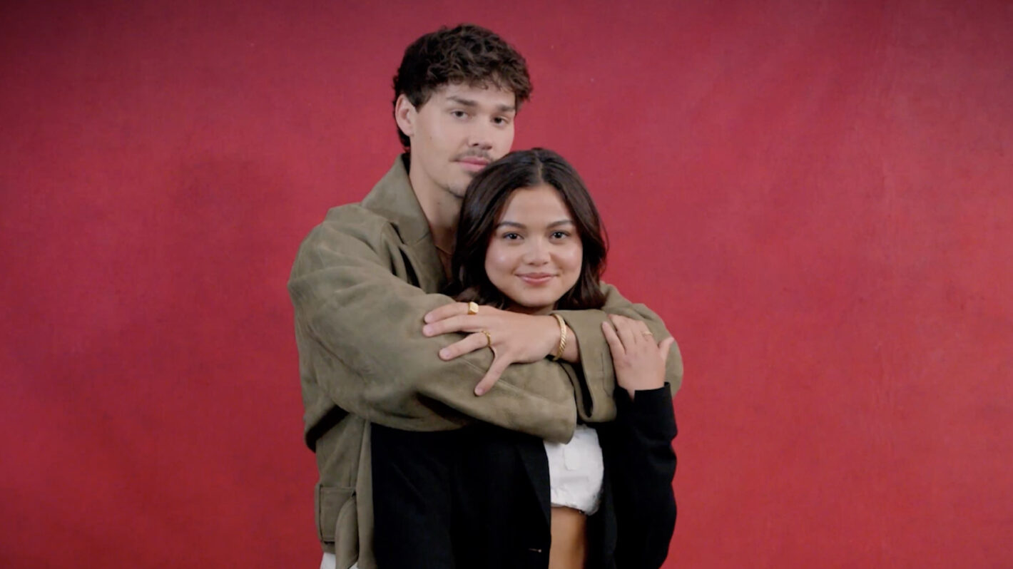 Noah Beck and Siena Agudong of 'Sidelined 2: Intercepted'