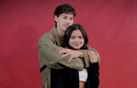 Noah Beck and Siena Agudong of 'Sidelined 2: Intercepted'