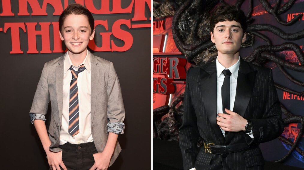 Noah Schnapp at 'Stranger Things' premieres 2016 and 2025