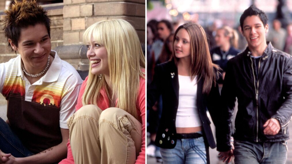 Oliver James with Hilary Duff and Amanda Bynes