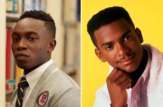 Olly Sholotan ('Bel-Air') and Alfonso Ribeiro ('Fresh Prince') as Carlton Banks