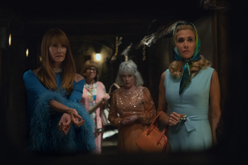 Laura Dern, Mindy Cohn, Julia Duffy and Kristen Wiig — 'Palm Royale'
