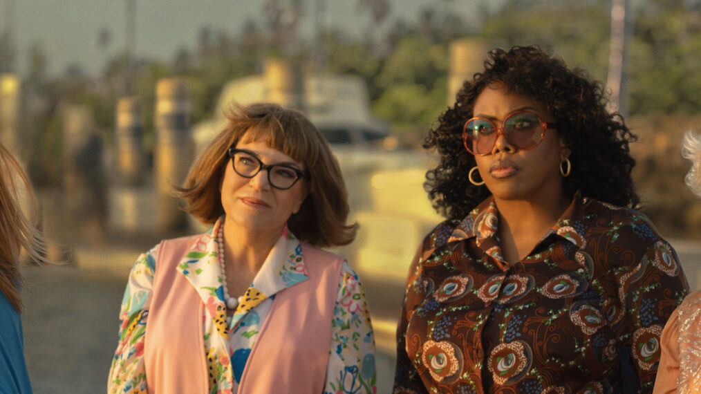Laura Dern, Mindy Cohn, Amber Chardae Robinson and Julia Duffy — 'Palm Royale'