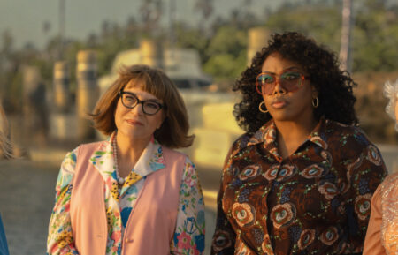 Laura Dern, Mindy Cohn, Amber Chardae Robinson and Julia Duffy — 'Palm Royale'