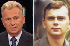 (Left) Pat Sajak on 'Wheel of Fortune' (Right) Pat in the military in Vietnam