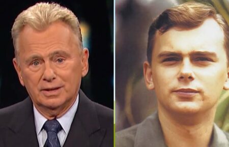 (Left) Pat Sajak on 