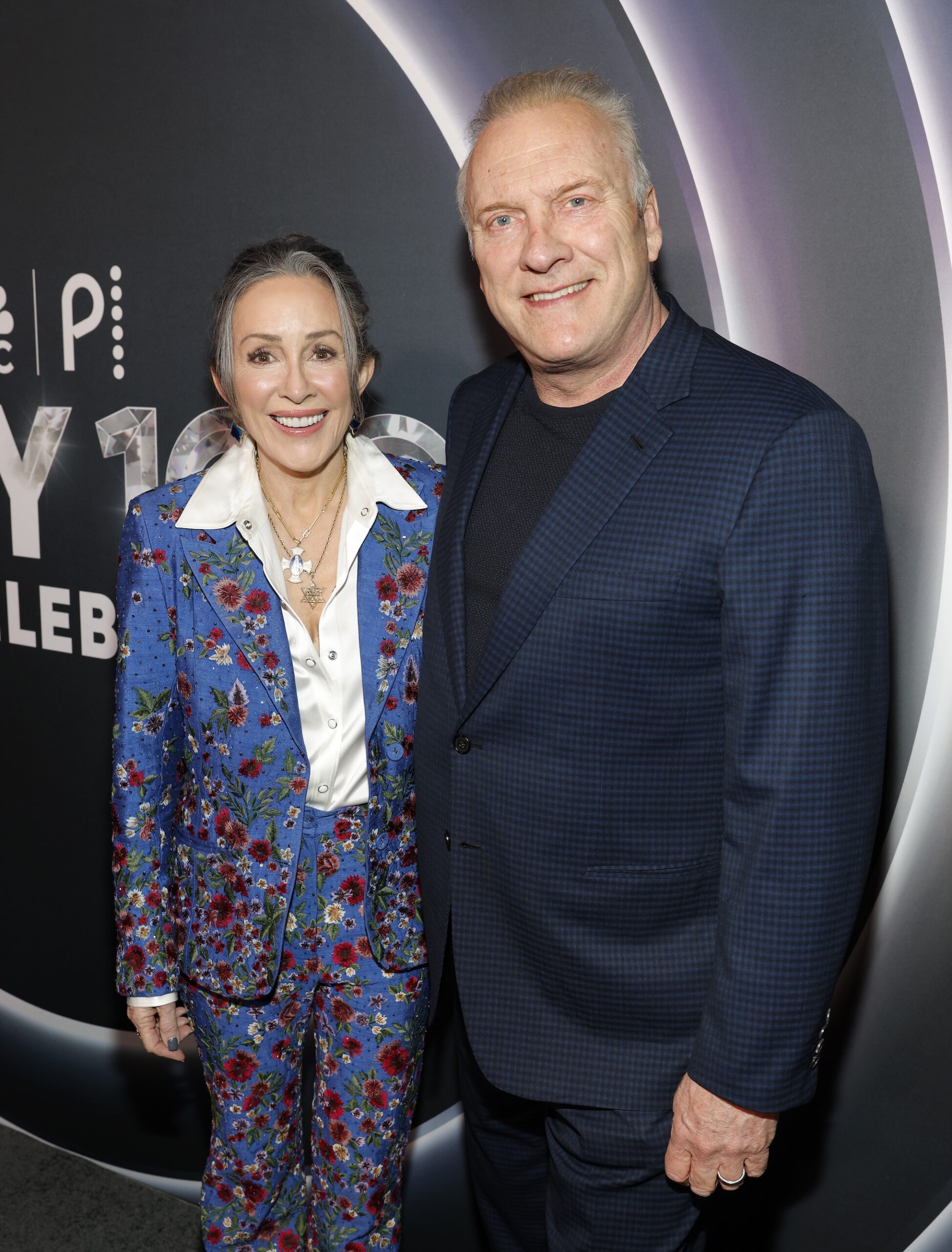 Patricia Heaton and David Hunt attend Opry 100: A Live Celebration at Grand Ole Opry at the Ryman Auditorium on March 19, 2025 in Nashville, Tennessee.