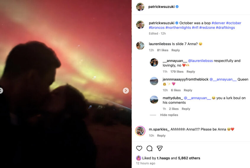 Patrick Suzuki's Instagram post