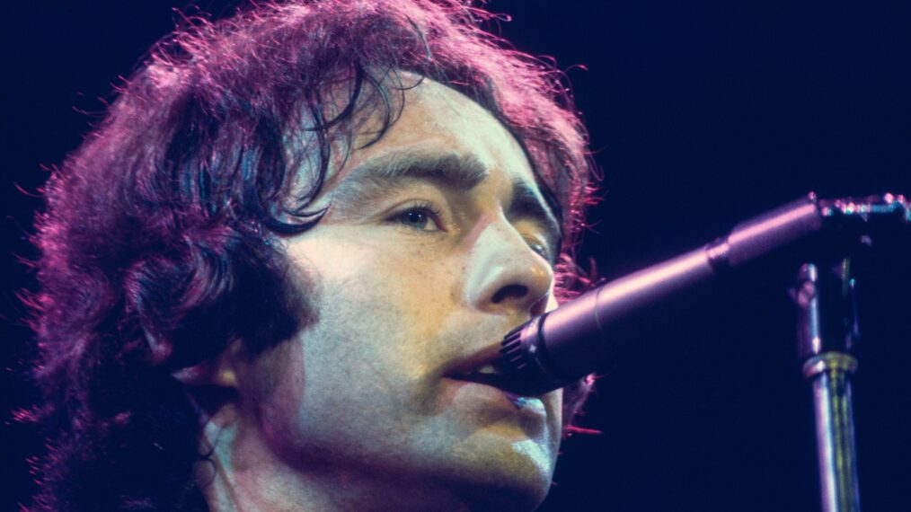 Singer Paul Rodgers of English super-group Bad Company performs on stage at Earl's Court in London, July 1977.