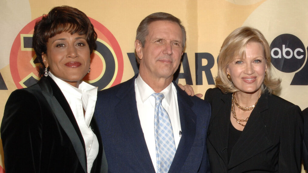 Robin Roberts, Charles Gibson, and Diane Sawyer